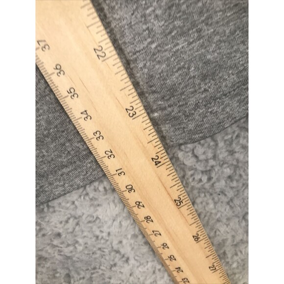 Nike Dri Fit U.S. Navy V Neck T Shirt Womens Size Small Gray Athletic Logo - Picture 5 of 8